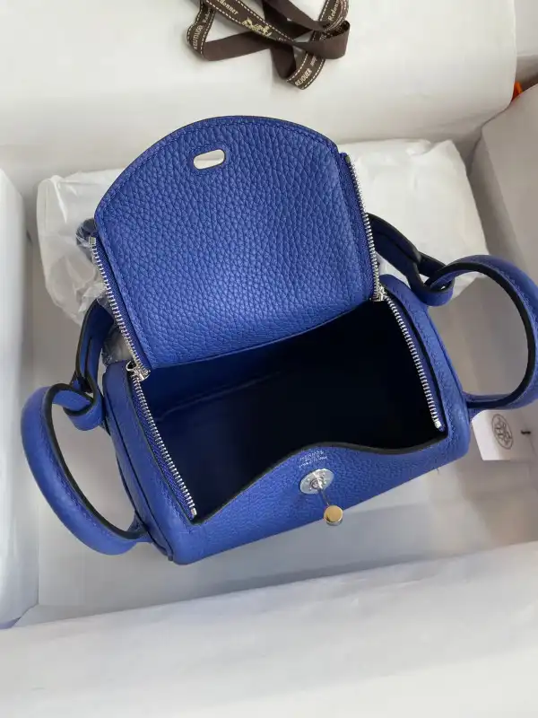 First bag ru HERMES LINDY MINI HANDMADE