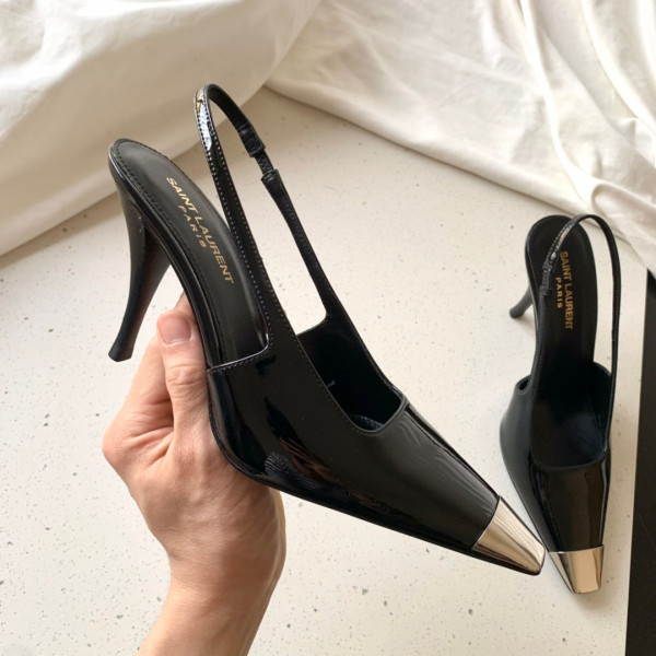 HOT SALE YSL VESPER SLINGBACK PUMPS