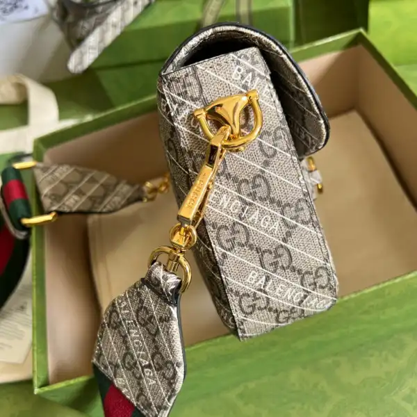 GUCCI X BALENCIAGA Horsebit 1955 mini bag