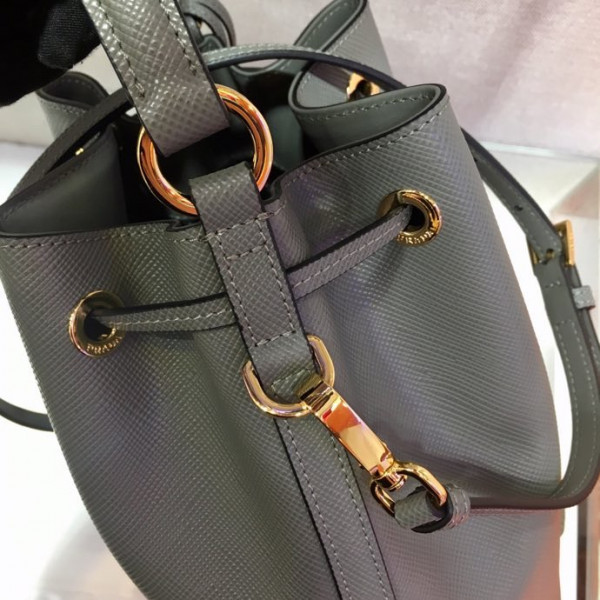 HOT SALE PRADA Saffiano Leather Bucket Bag