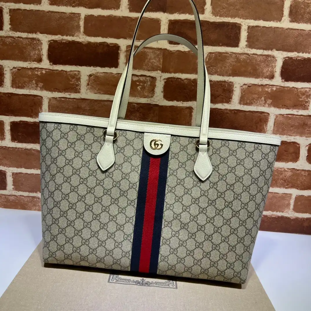 TO GUCCI Ophidia medium tote with Web