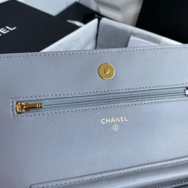 CHANEL CHAIN WALLET LAMBSKIN NEW EDITION