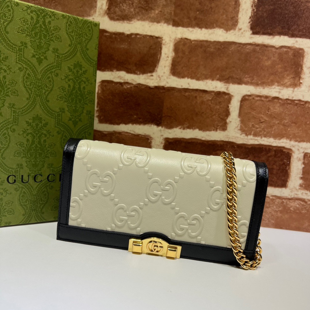 HOT SALE GUCCI GG wallet with chain