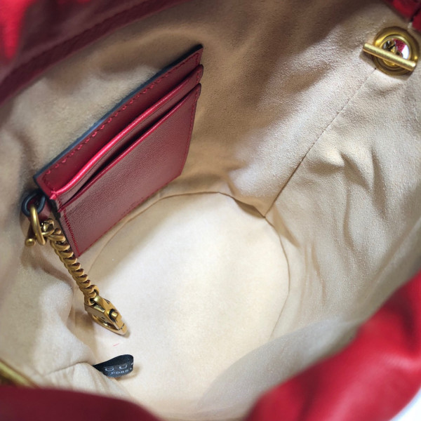 HOT SALE GUCCI GG Marmont mini bucket bag