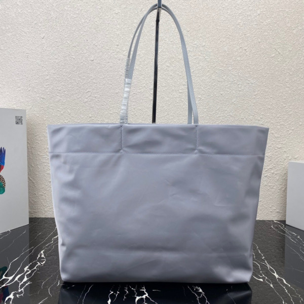 HOT SALE PRADA Re-Nylon and Saffiano leather tote bag