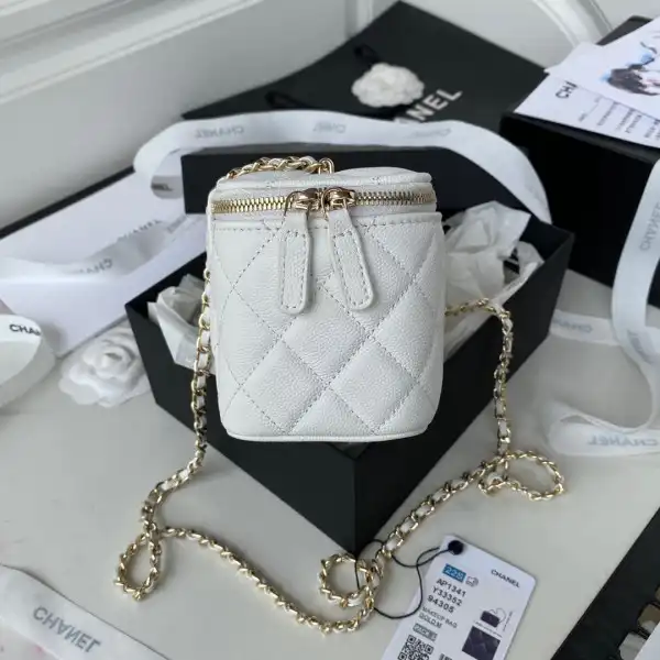 CHANEL SMALL VANITY WITH CHANELASSIC CHAIN