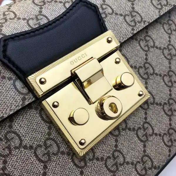 Bagsoffer yupoo GUCCI Padlock GG small bamboo shoulder bag