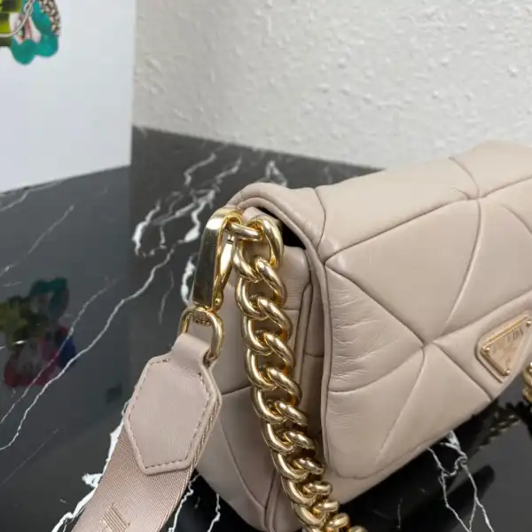 First bag ru PRADA System nappa leather patchwork bag