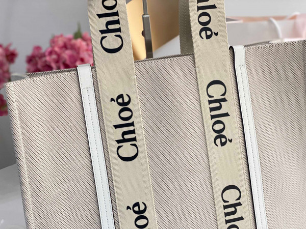 HOT SALE CHLOÉ large woody tote bag