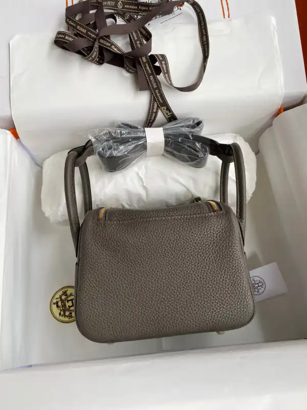 First Bag Ru HERMES LINDY MINI HANDMADE