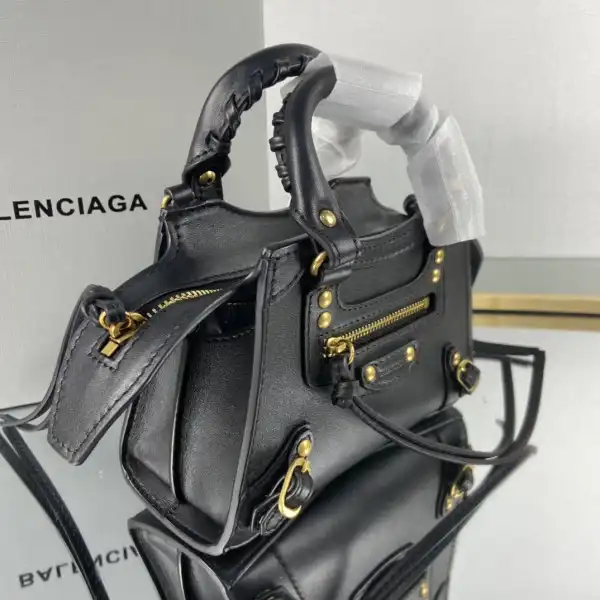 BALENCIAGA NEO CHANELASSIC NANO TOP HANDLE BAG