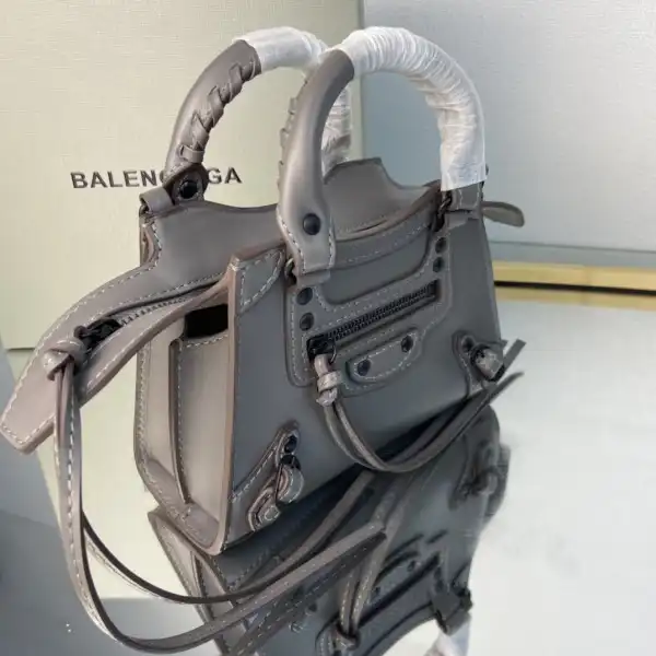 BALENCIAGA NEO CHANELASSIC NANO TOP HANDLE BAG