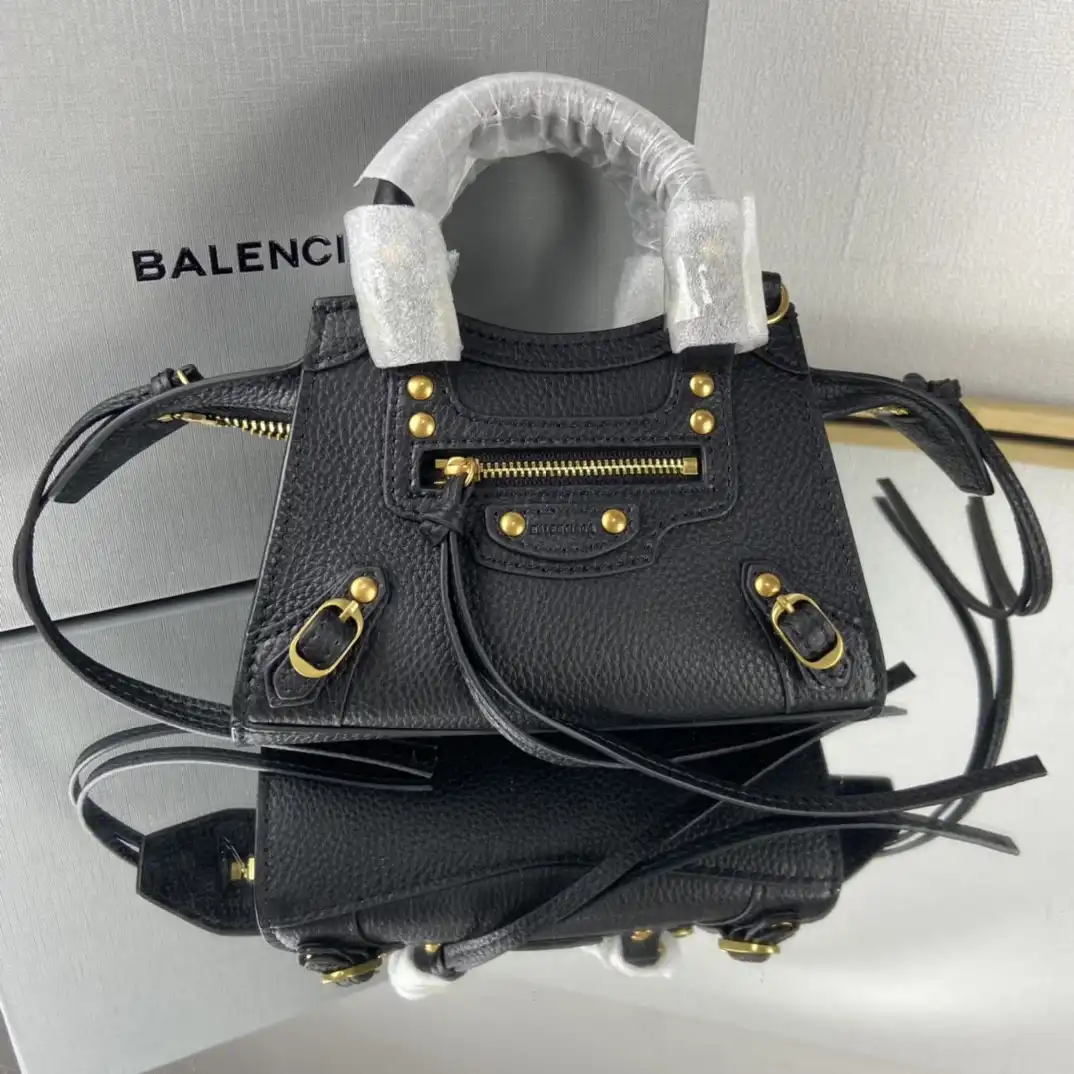 BALENCIAGA NEO CLASSIC NANO TOP HANDLE BAG