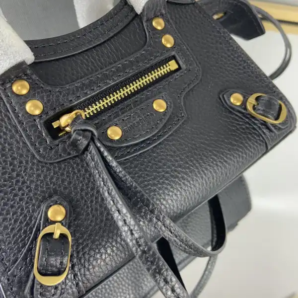 BALENCIAGA NEO CHANELASSIC NANO TOP HANDLE BAG