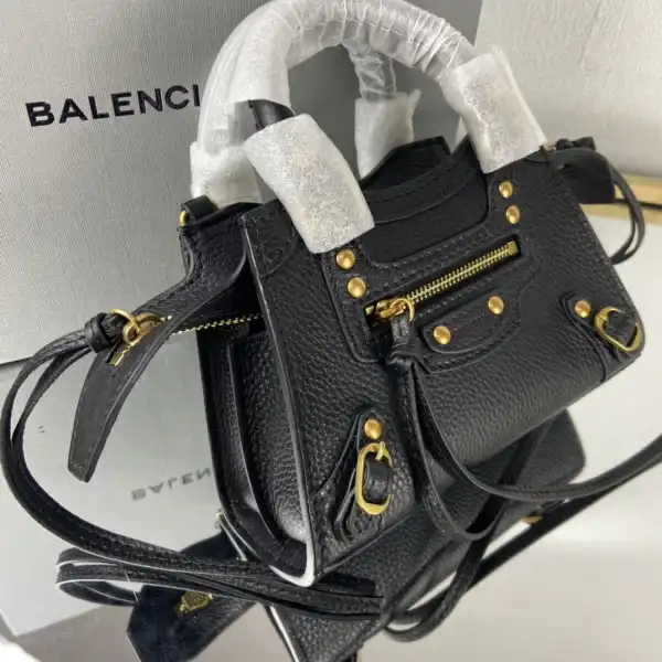 First bag ru BALENCIAGA NEO CHANELASSIC NANO TOP HANDLE BAG