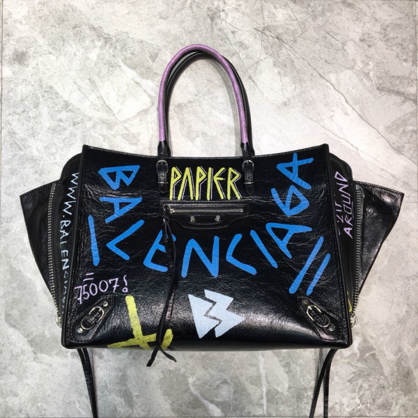 HOT SALE BALENCIAGA CLASSIC CITY GRAFFITI