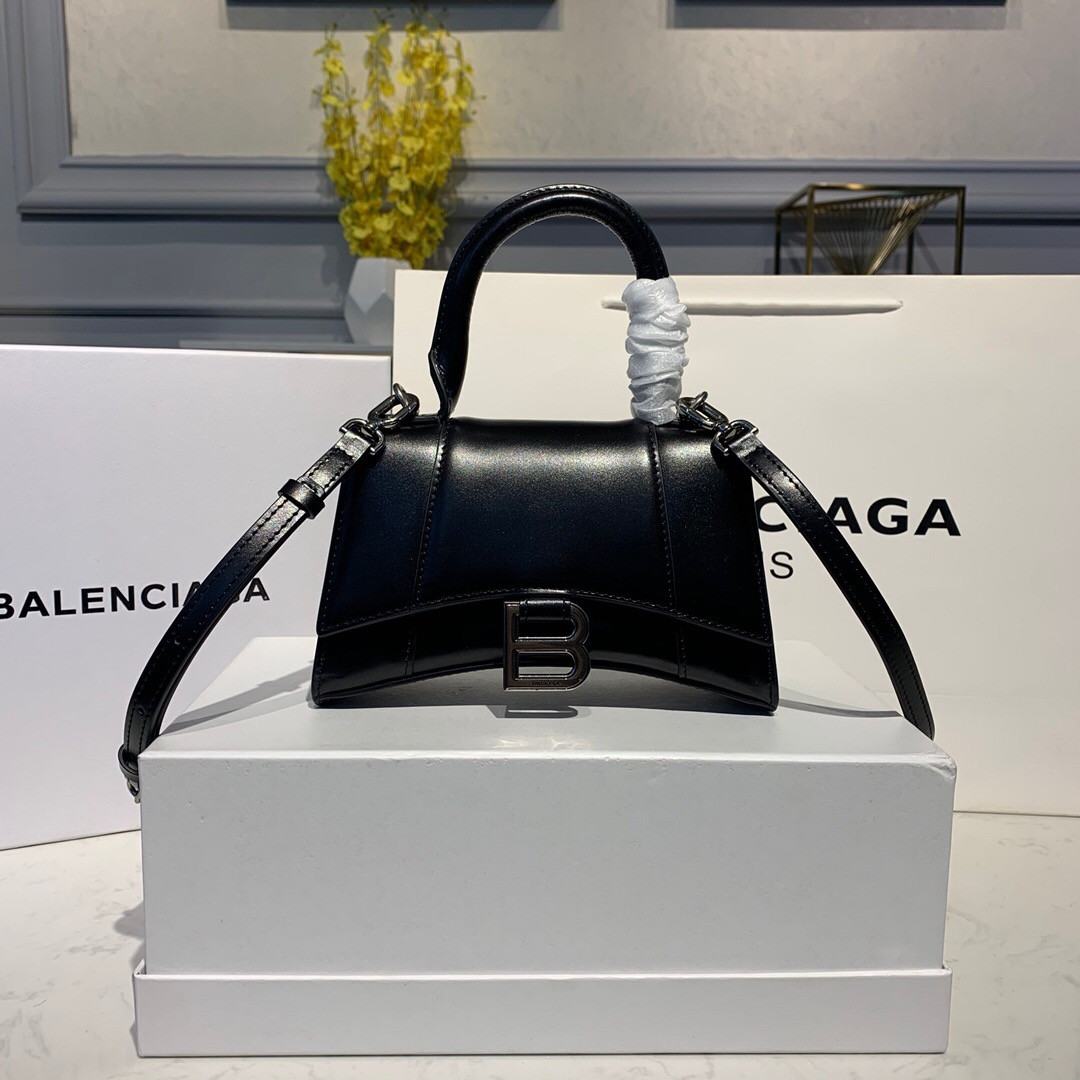 HOT SALE BALENCIAGA HOURGLASS XS TOP HANDLE BAG