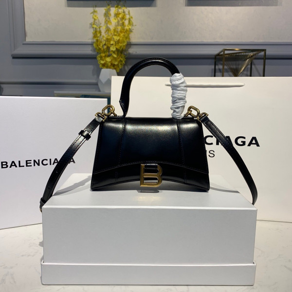 HOT SALE BALENCIAGA HOURGLASS XS TOP HANDLE BAG