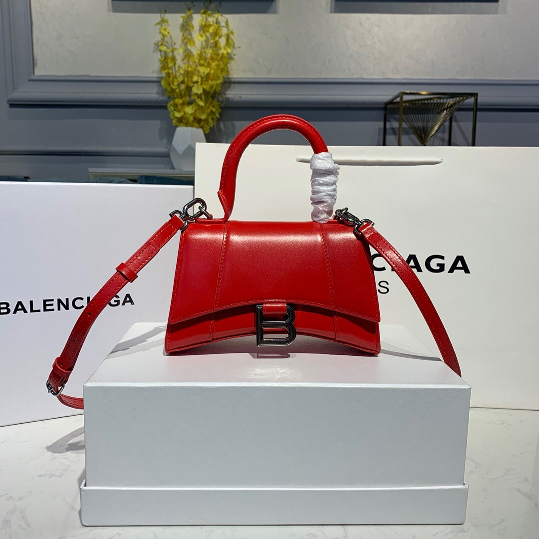 HOT SALE BALENCIAGA HOURGLASS XS TOP HANDLE BAG