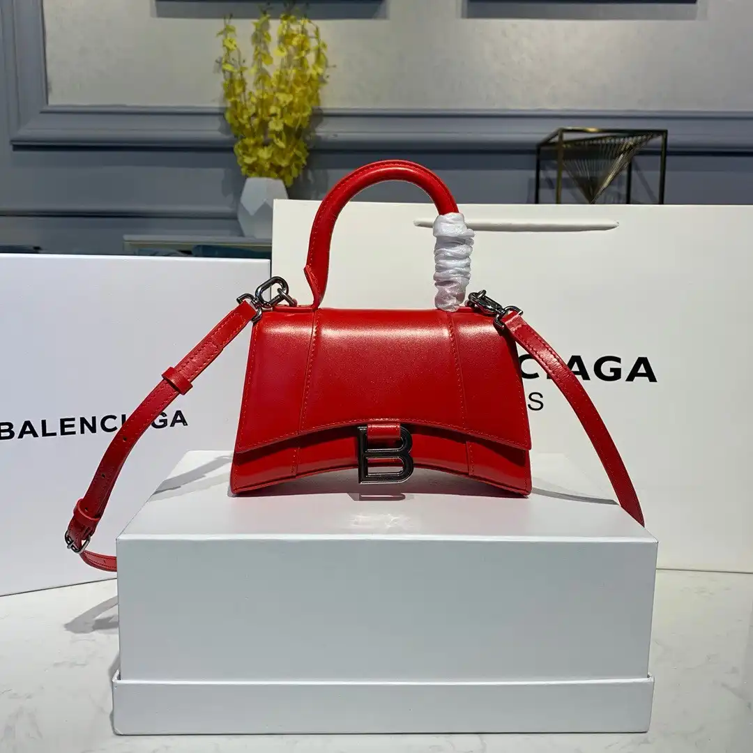 BALENCIAGA HOURGLASS XS TOP HANDLE BAG