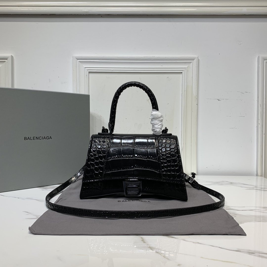 HOT SALE BALENCIAGA HOURGLASS SMALL TOP HANDLE BAG