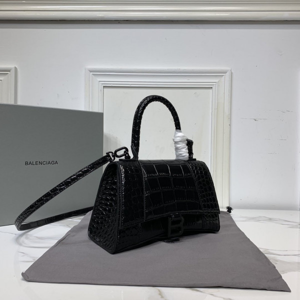 HOT SALE BALENCIAGA HOURGLASS SMALL TOP HANDLE BAG