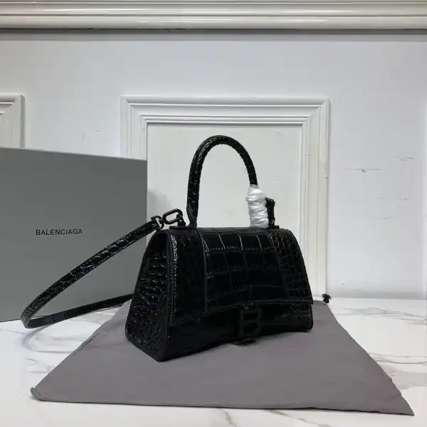 Bagsoffer BALENCIAGA HOURGLASS SMALL TOP HANDLE BAG