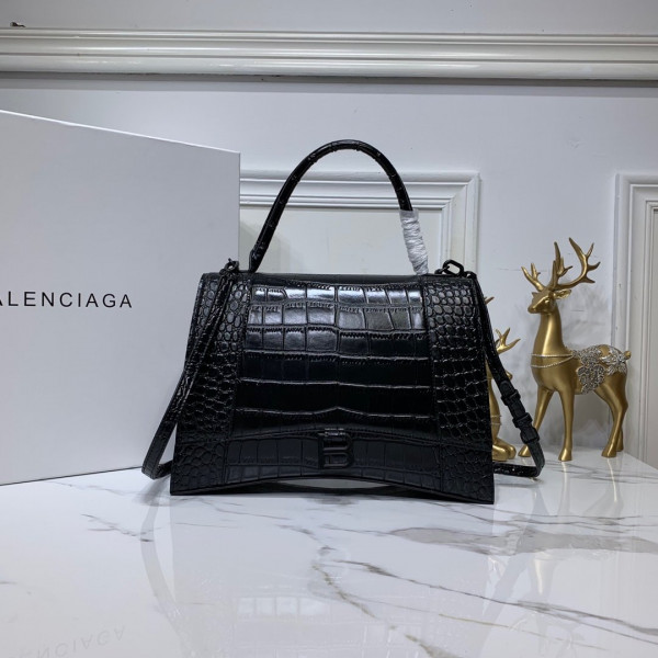 HOT SALE BALENCIAGA HOURGLASS TOP HANDLE BAG