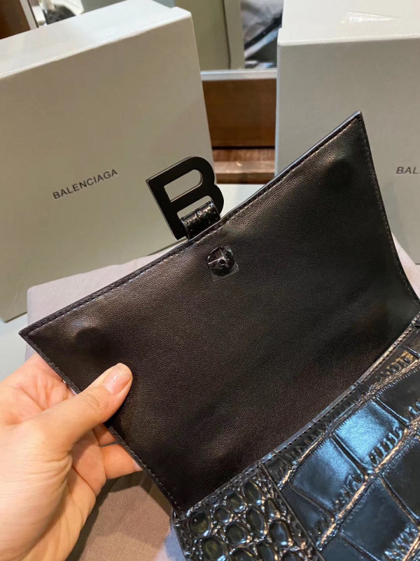 HOT SALE BALENCIAGA HOURGLASS XS TOP HANDLE BAG