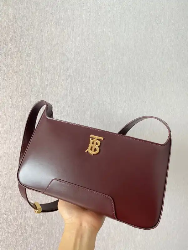 BURBERRY Leather TB Shoulder Bag