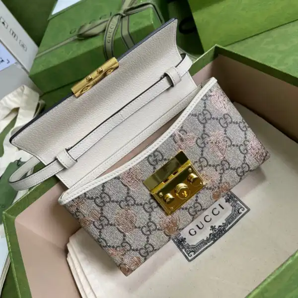 GUCCI padlock berry mini bag