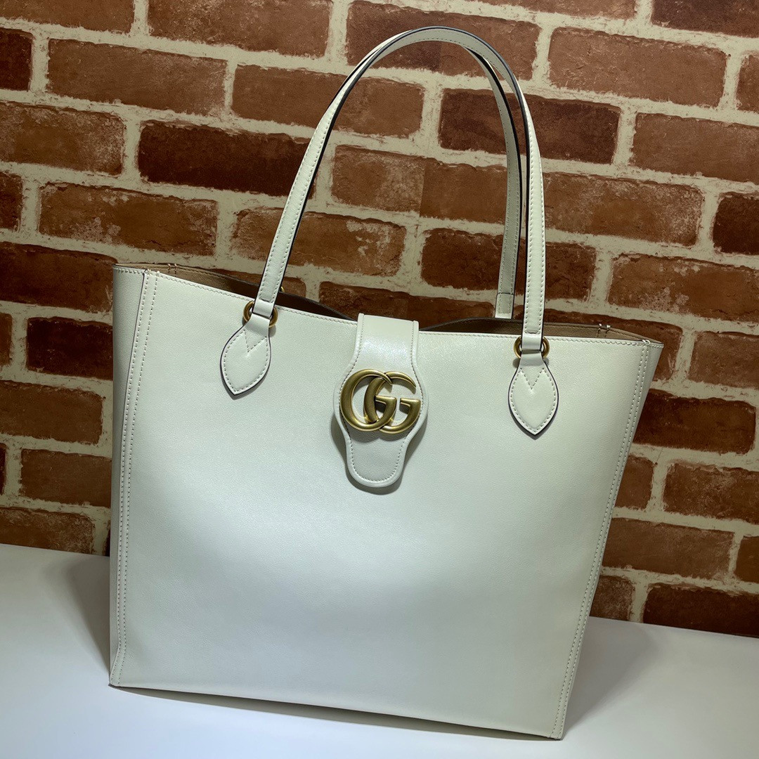 HOT SALE GUCCI Medium tote with Double G