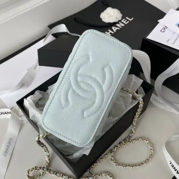 CHANEL SMALL VANITY WITH CHANELASSIC CHAIN