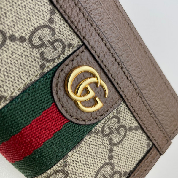 HOT SALE Gucci Ophidia GG card case wallet