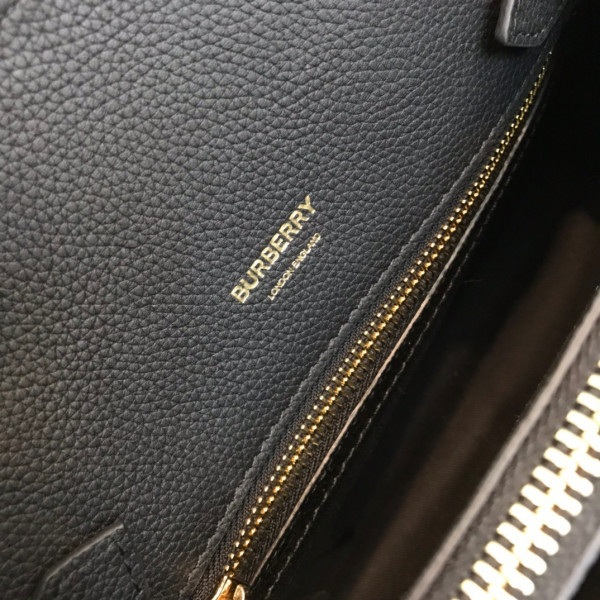 HOT SALE BURBERRY Mini Leather Title Bag