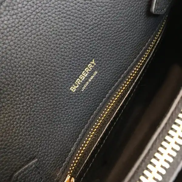 BURBERRY Mini Leather Title Bag