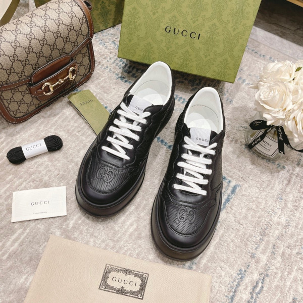 HOT SALE GUCCI GG embossed sneaker