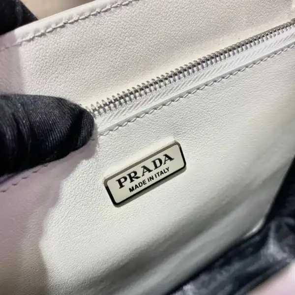 PRADA LARGE brushed leather tote