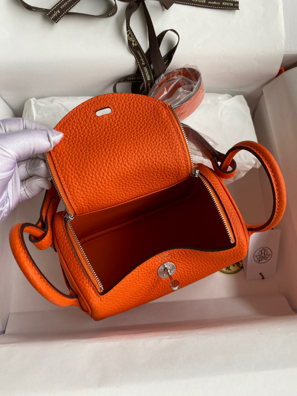 HOT SALE HERMES LINDY MINI HANDMADE