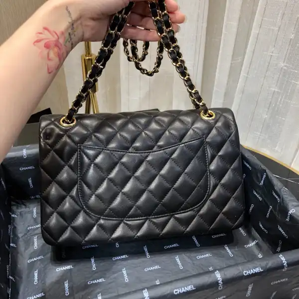 CHANEL FLAP BAG LAMBSKIN