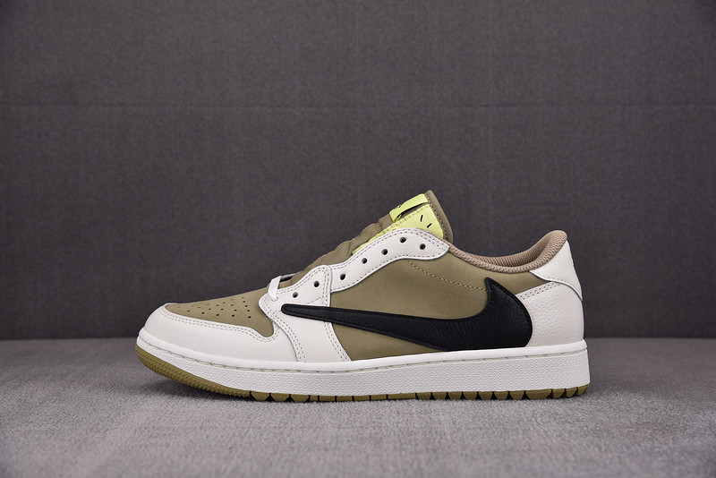 HOT SALE TRAVIS SCOTT X AIR JORDAN 1 LOW GOLF FZ3124-200