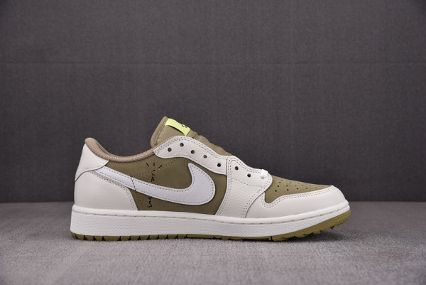 HOT SALE TRAVIS SCOTT X AIR JORDAN 1 LOW GOLF FZ3124-200