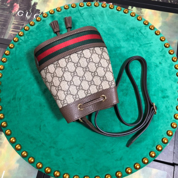 HOT SALE Gucci Ophidia GG bucket bag