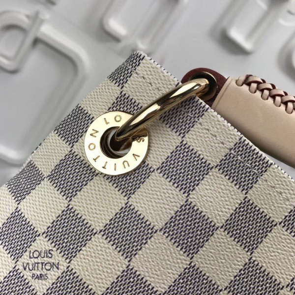 HOT SALE LOUIS VUITTON DAMIER AZUR ARTSY BAG MM