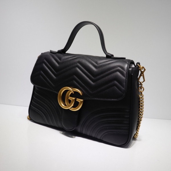 HOT SALE Gucci GG Marmont medium top handle bag