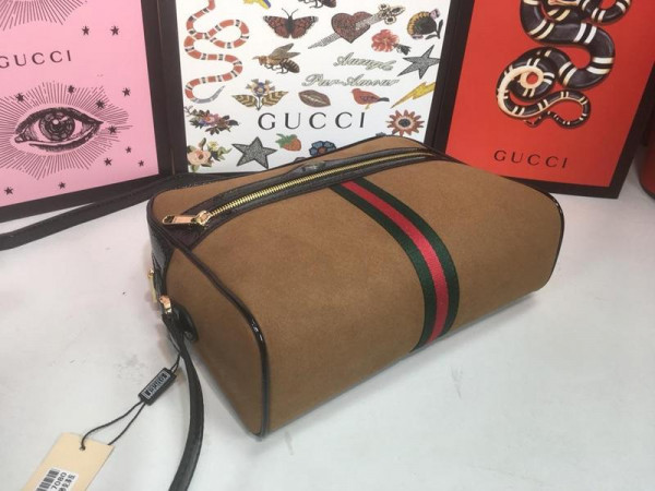 HOT SALE Gucci Ophidia Suede Small Shoulder Bag