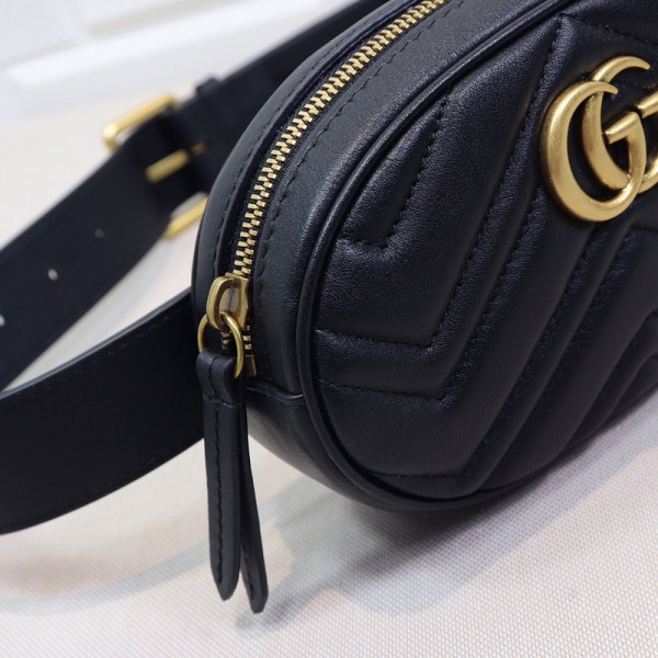 HOT SALE Gucci GG Marmont Matelassé Leather Belt Bag