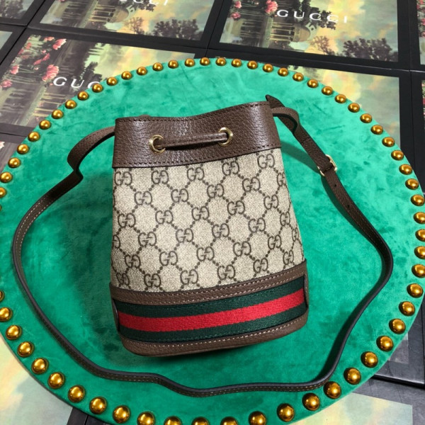 HOT SALE Gucci Ophidia GG bucket bag