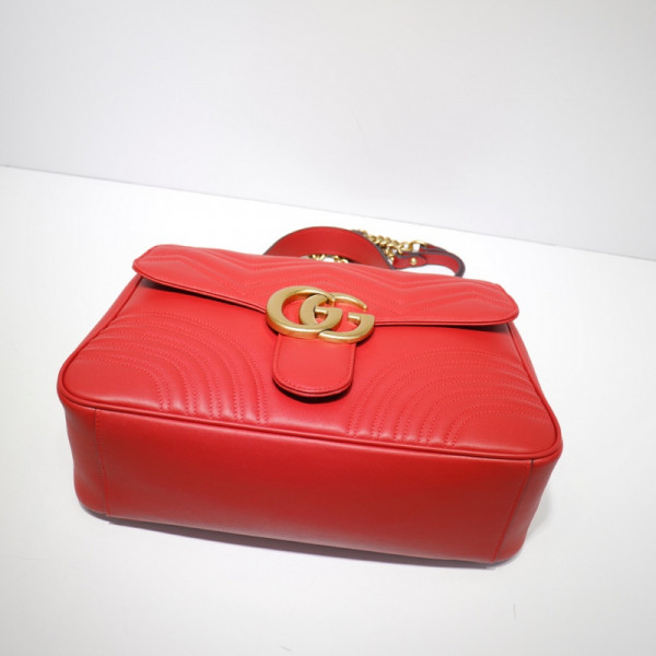 HOT SALE Gucci GG Marmont medium top handle bag