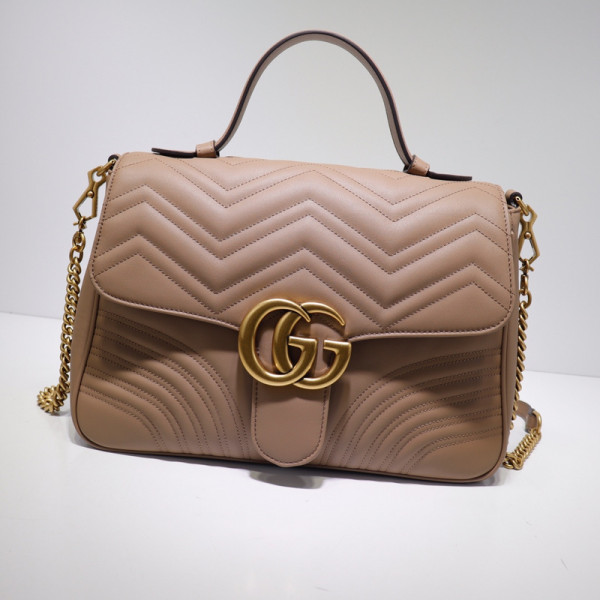 HOT SALE Gucci GG Marmont medium top handle bag